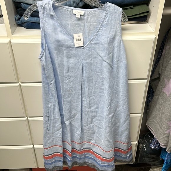 J. Jill Size Small chambray dress with pockets - Picture 1 of 3